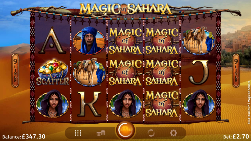 Magic of Sahara Online Slot Machine